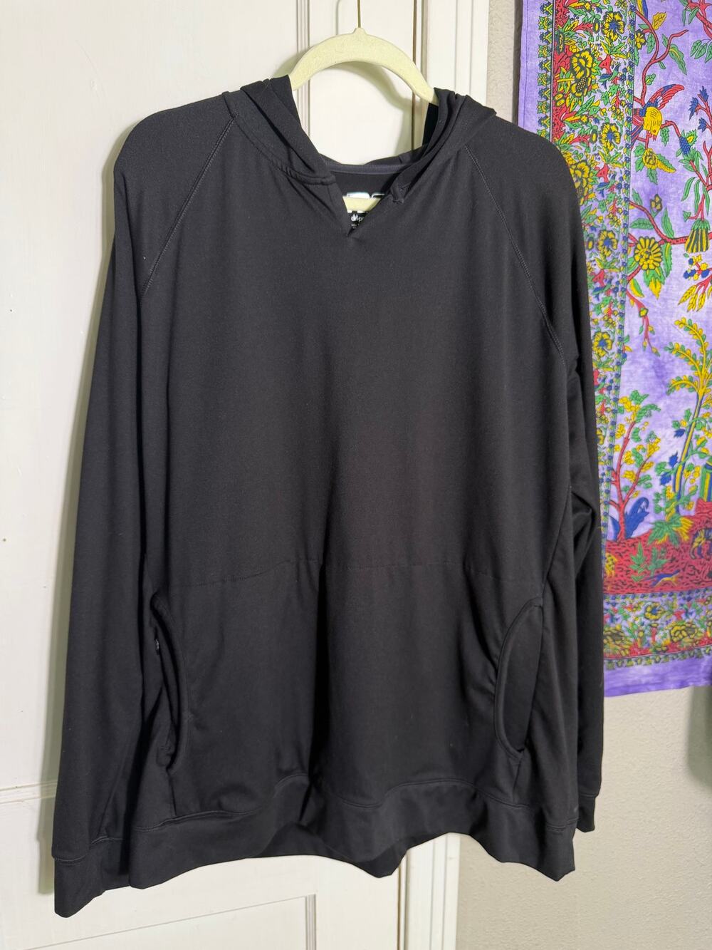 Russell Dri-Power 360 Black Hoodie XL Performance Pullover Zip Pockets
